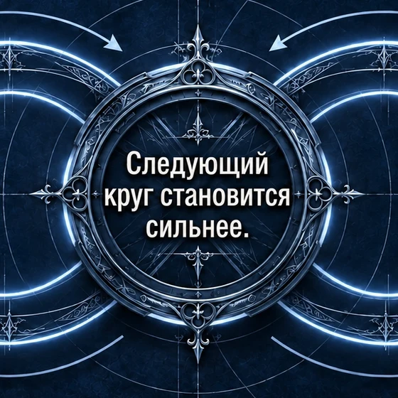 Сердцевина схемы: следующий круг становится сильнее